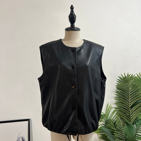 241053 - Soft Faux Leather Vest (20% Off)