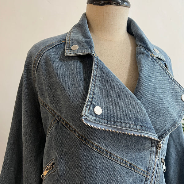 241292 -Denim Biker Jacket (40% Off)