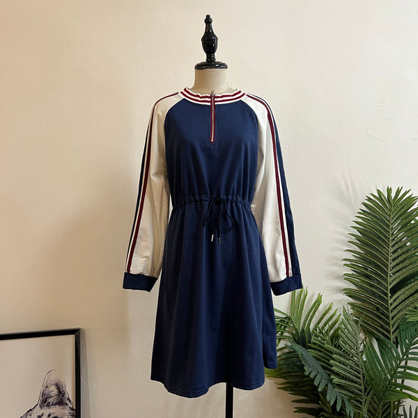 241284 -Sporty Cotton Dress (40% Off)