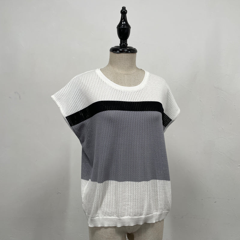 230668 - Striped Knitting Top