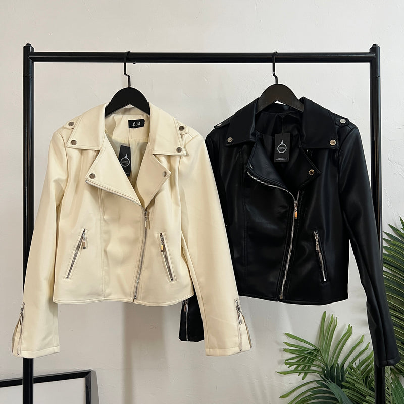 241443 - Leather Style Jacket (40% Off)