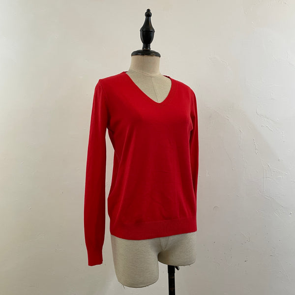 211702 - V-neck Knitted Top (40% Off)